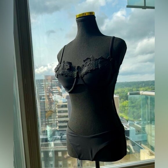 🆕 ZIMMERMANN 🧿 NWT Halliday Embroidered Balconette Bra + Scoop Pant Set, Sz 3 - Picture 6 of 16